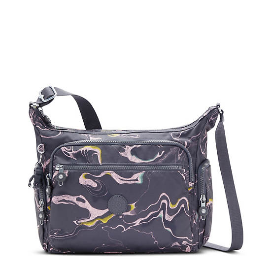 Kipling Gabbie Printed Crossbodytassen Grijs | België 2055VR